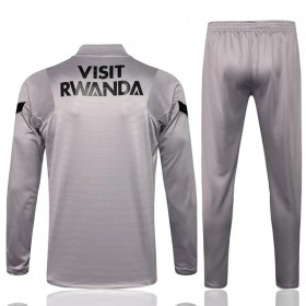 Paris Saint-Germain Tränings Sweatshirtställ Kvarts-Dragkedja 2021-22 Ljusgrå